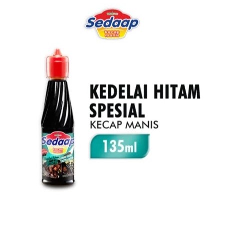 

Sedaap Kecap Manis Kedelai Hitam Spesial Botol 135 ml