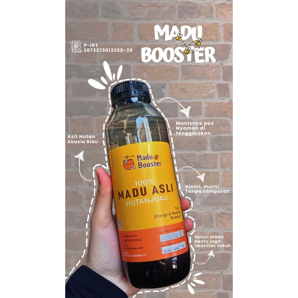 

MADU BOOSTER - Madu Asli Murni 500 Ml
