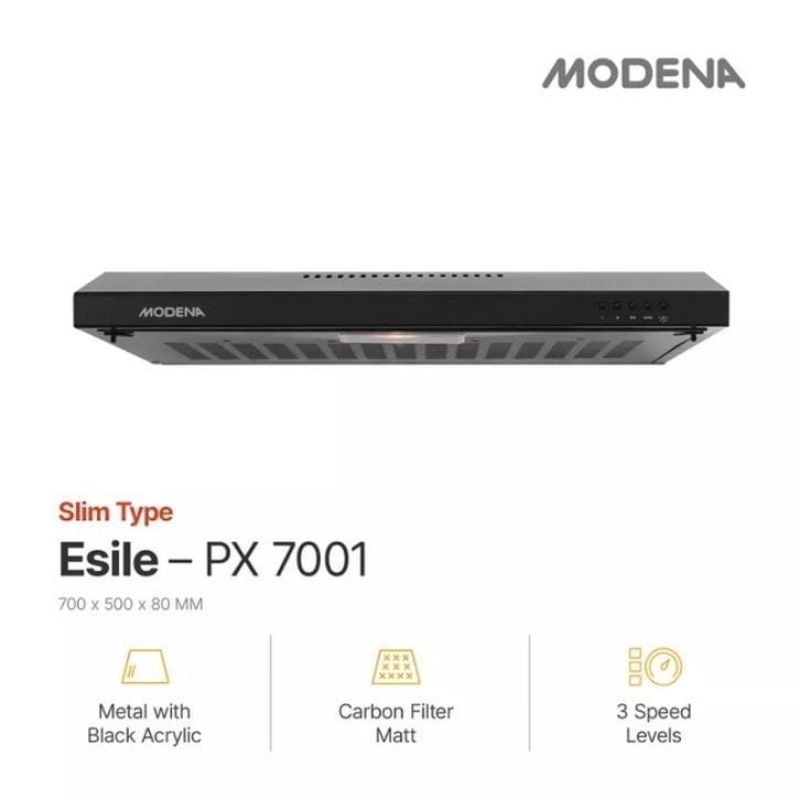 MODENA SLIM Cooker Hood PX 7001 | Tudung Penghisap Asap Dapur