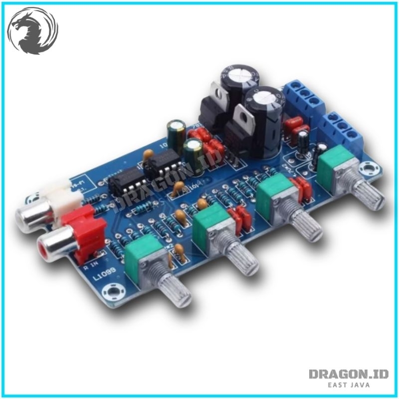 Stereo Tone Control Modul NE5532 Hifi Pre Amplifier Preamp XH M164