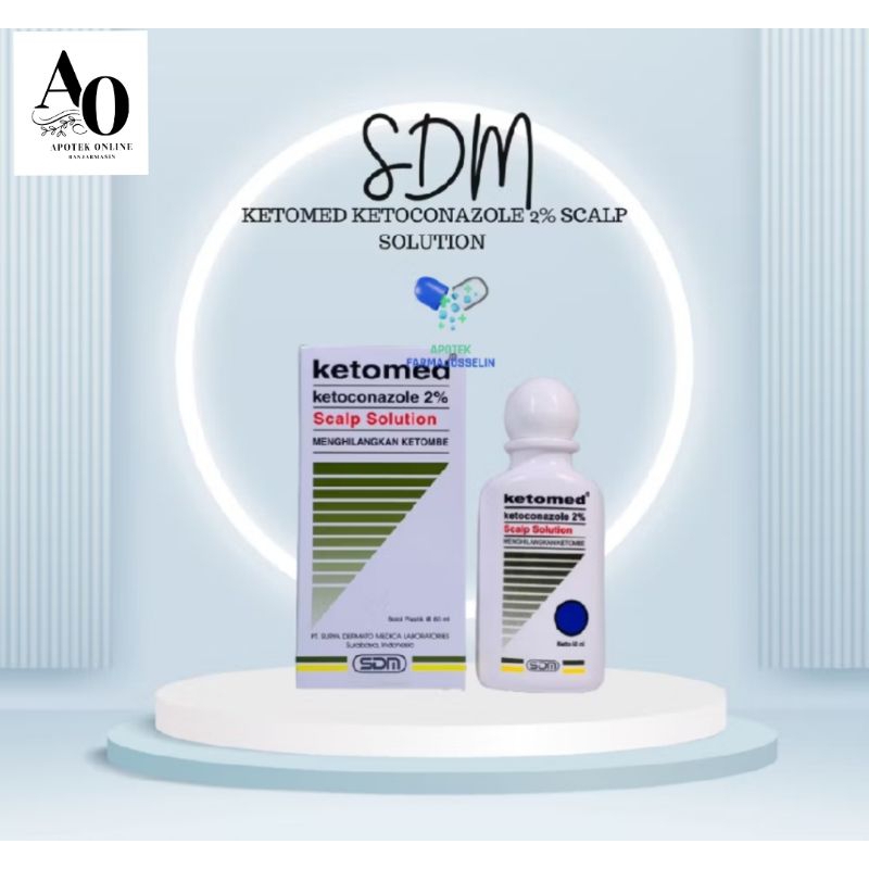 Ketomed Scalp Solution Shampoo Anti DHT dan Anti Ketombe (AO)