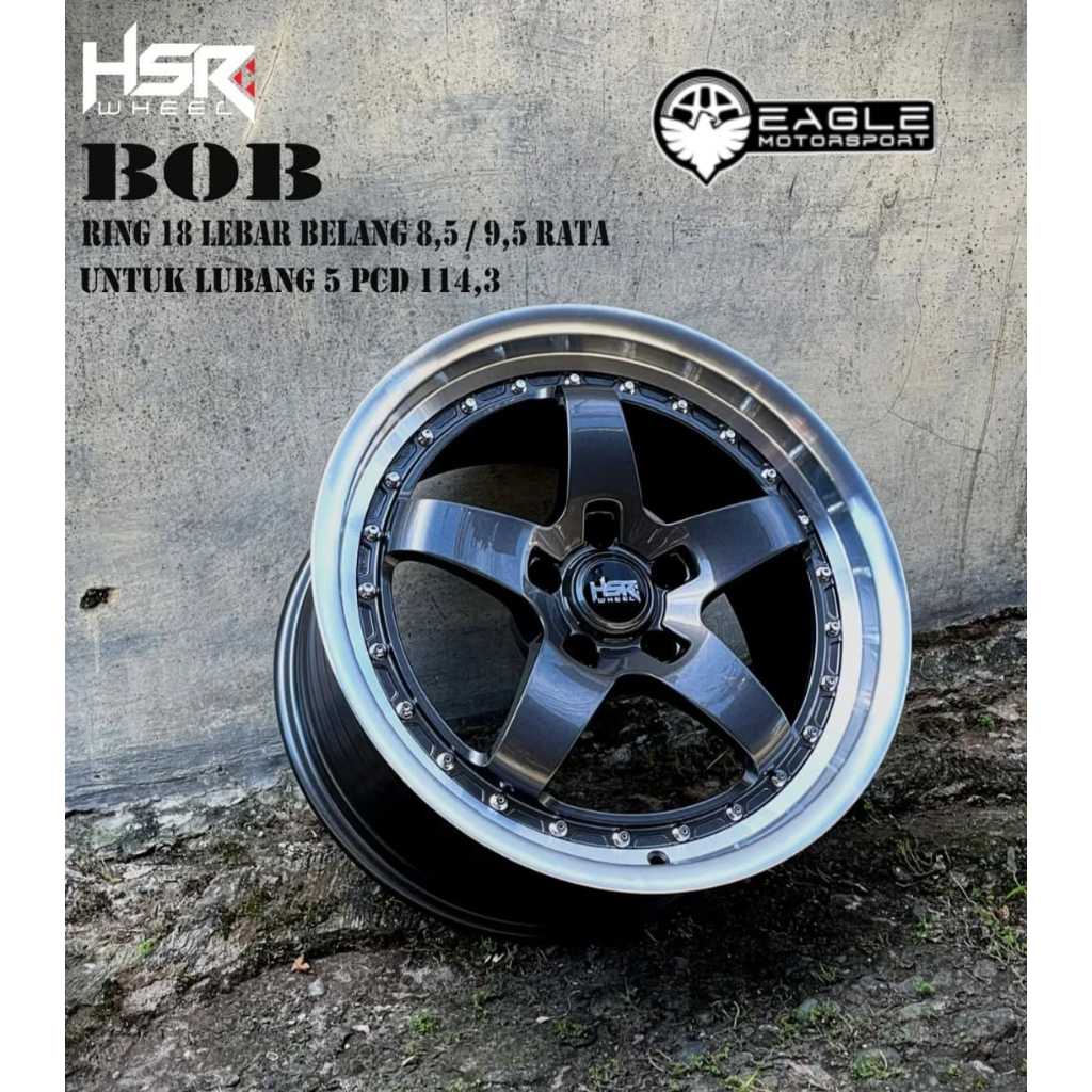 Velg Mobil Ring18 HSR BOB VLV40 Untuk Innova Expander Brv Hrv dll r18