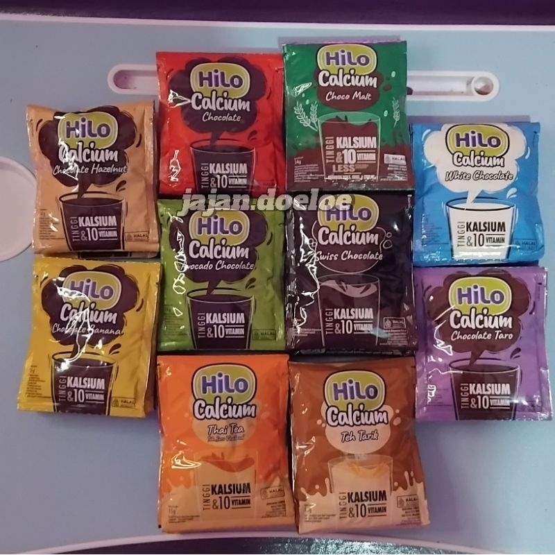 

Hilo calsium kemasan renceng 10 sachet @14 gram