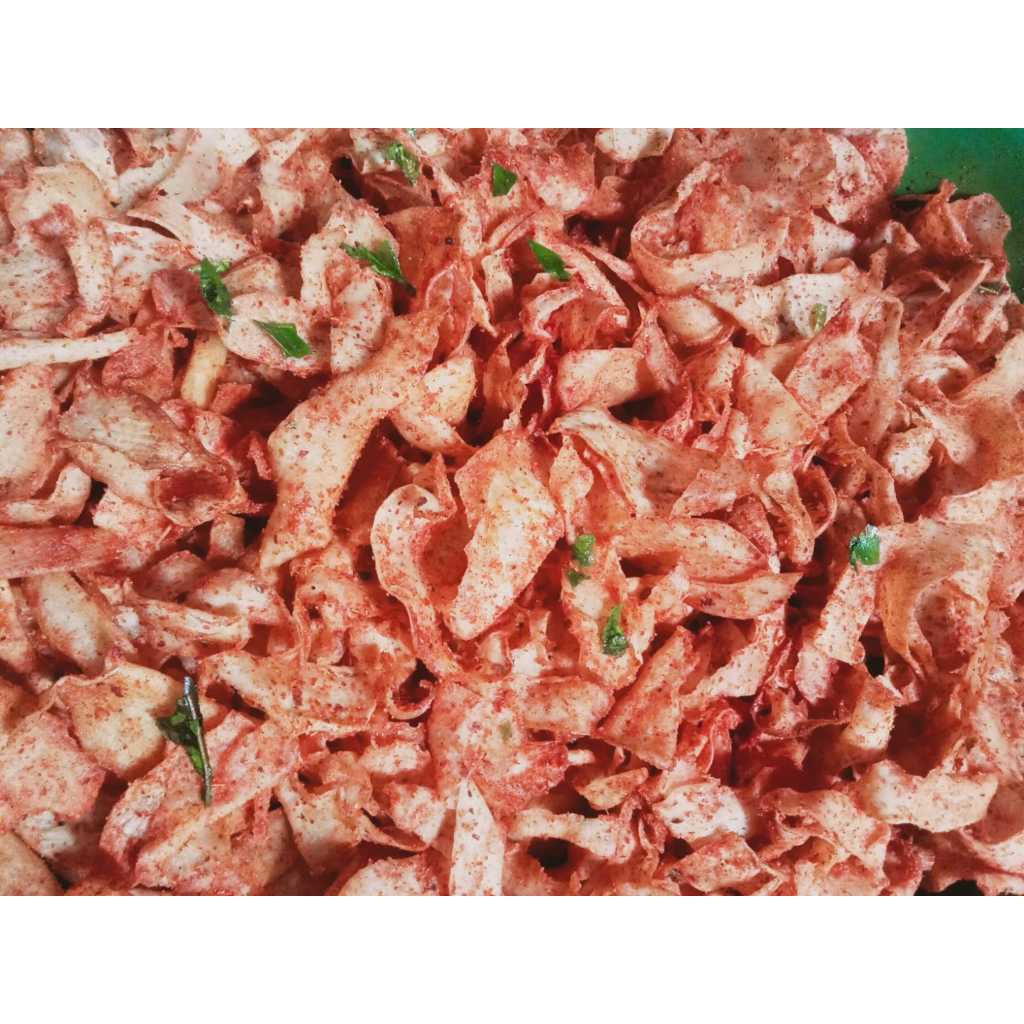 

Keripik Singkong Pedas/Gurih dan renyah