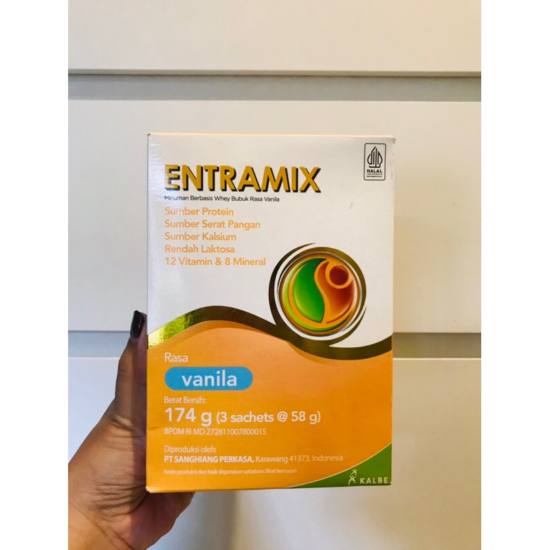 

Entramix Vanilla 174gr (3 sachet @58g)