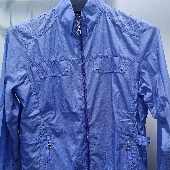 Jaket Windbreaker Parasut Wanita Pria Model Outdoor Ring Zipper - NORTHLAND