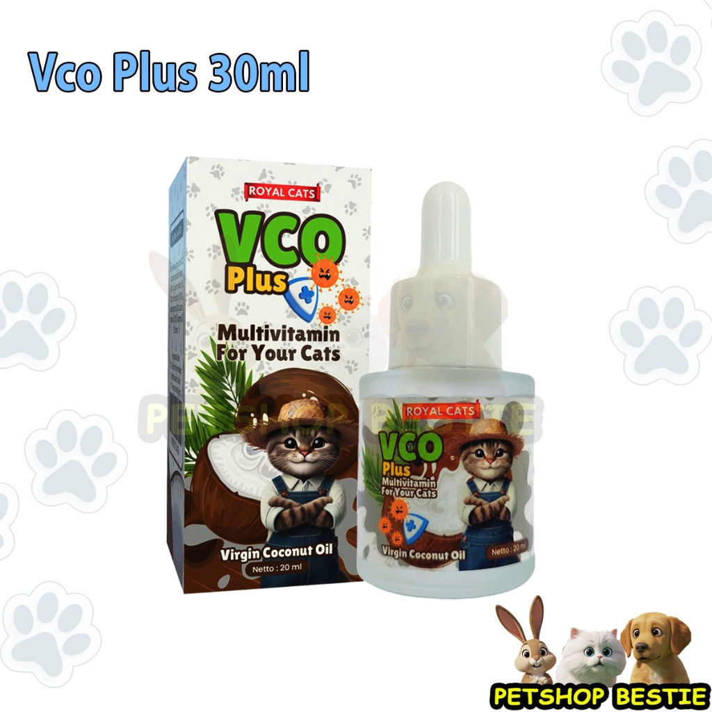 Royal Care Virgin Coconut Oil Kucing Anjing | Vitamin Hewan VCO Kucing Murni Minyak Kelapa 30ml