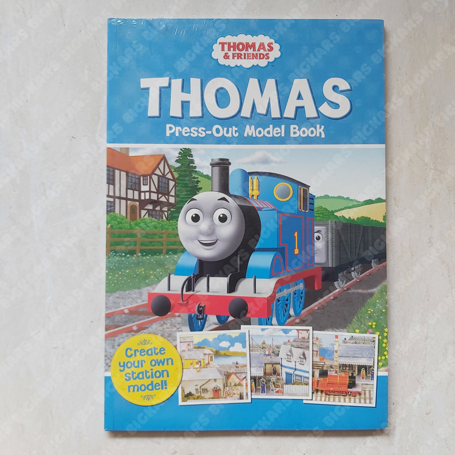 Thomas and Friends THOMAS PRESS-OUT MODEL BOOK Create Your Own Station Model Activity Book Buku Thom