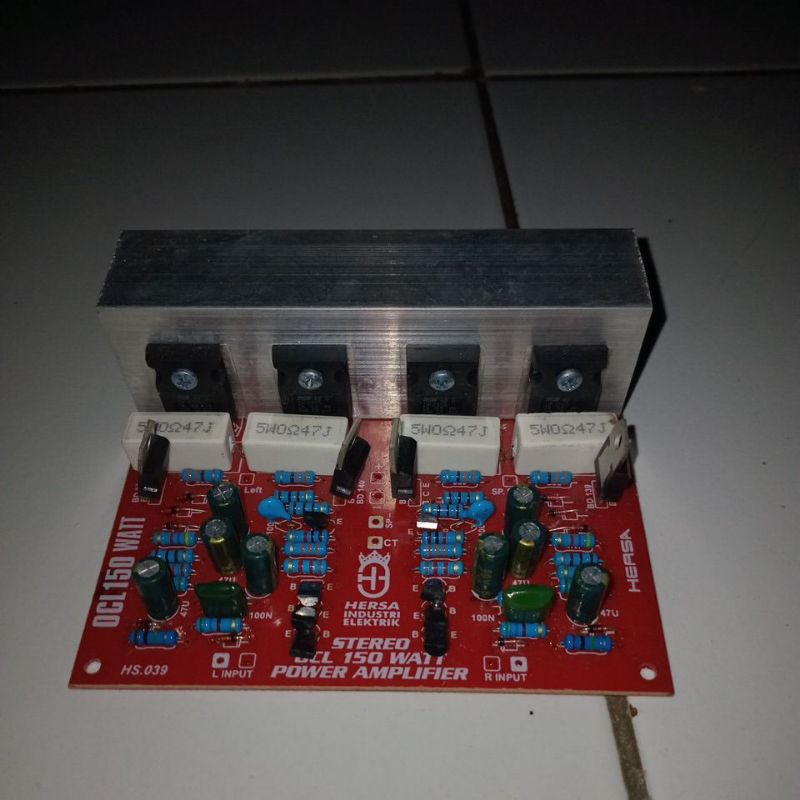 STEREO OCL 150 Watt Power Amplier