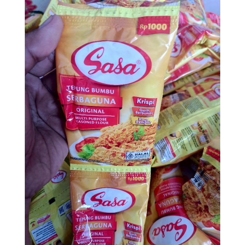 

TEPUNG BUMBU SASA SERBAGUNA 32gr Ecer Kemasan 1000an