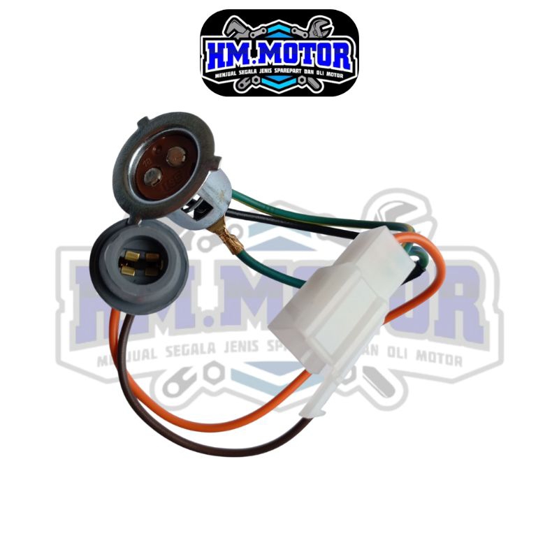 KABEL FITTING LAMPU DEPAN SET SENJA SUZUKI SPIN 125 SOKET LAMPU MOTOR MATIC SPIN SPIN 125 SUZUKI SPI