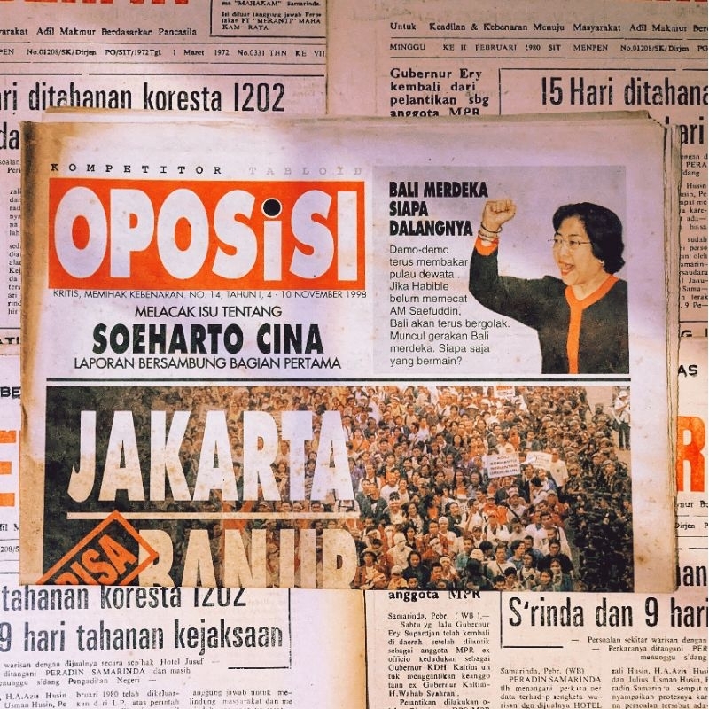Oposisi, No. 14/1998 - Jakarta Bisa Banjir D@rah