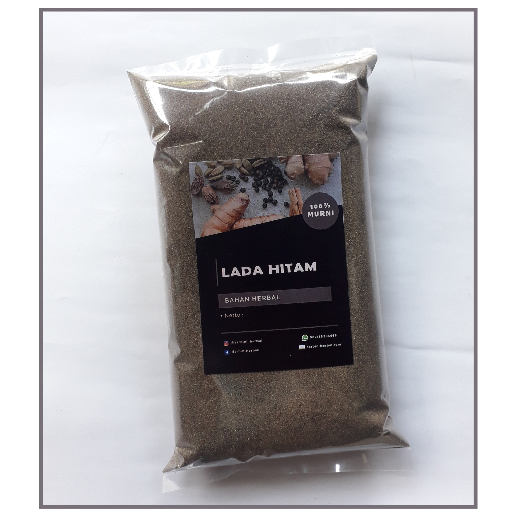 

Lada Hitam Bubuk Murni 100 gram/250 gram / Serbuk Lada Hitam Garansi 100% Murni / Black Pepper Powder / Rempah Merica Hitam Pilihan Grade A / Asli Murni Tanpa Campuran / Ekstrak Bubuk Lada Hitam / Simplisia Kering Lada Hitam / Merica Hitam Asli Pedas