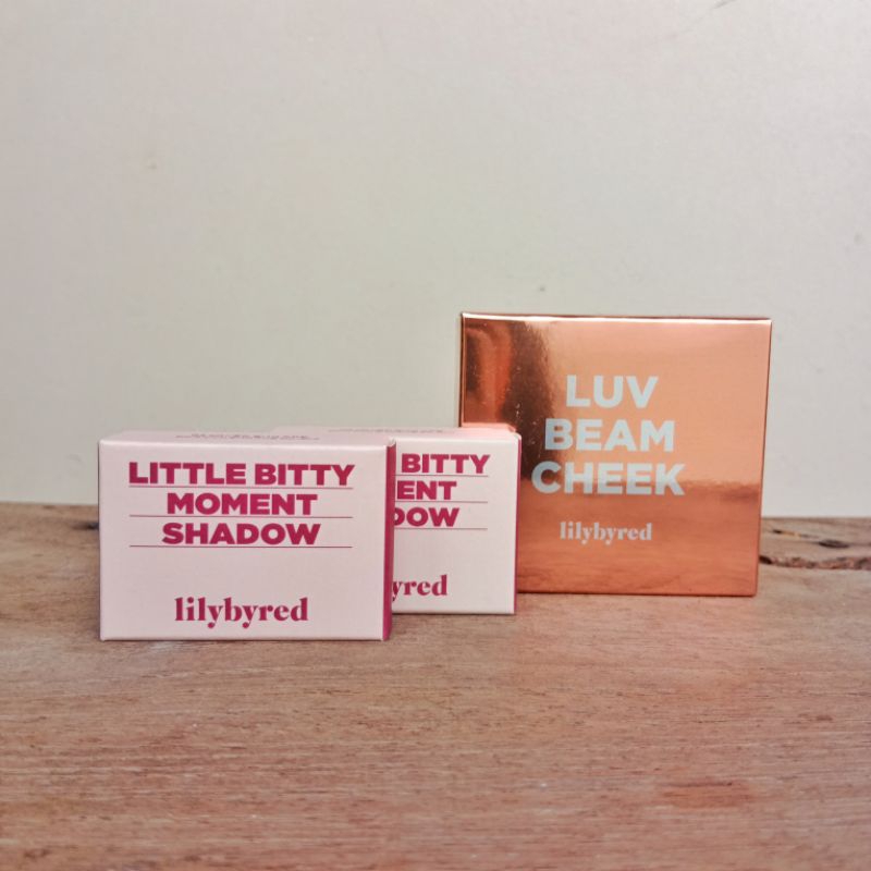 Lilybyred Blush Eyeshadow Luv Beam Cheek Balm & Little Bityy Moment Shadow