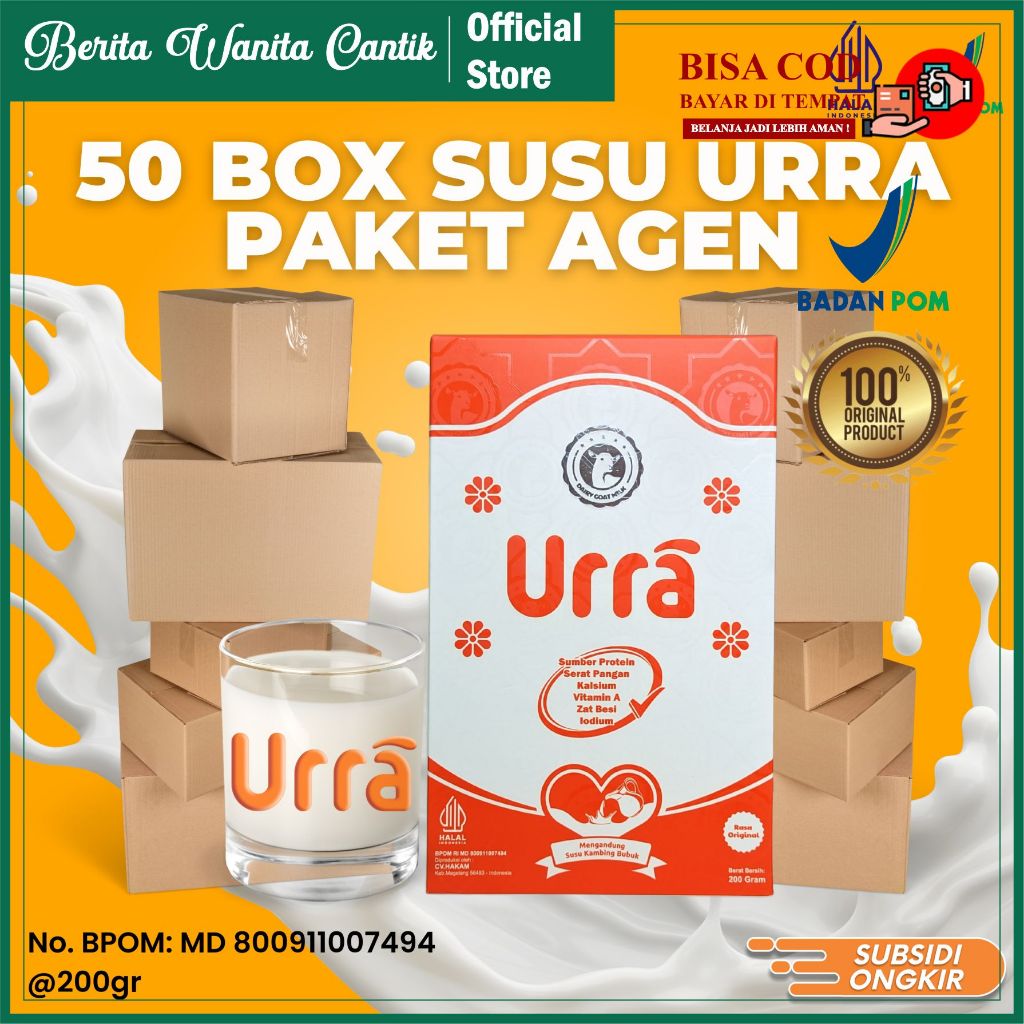 

Susu Kambing Saneen URRA Untuk Membantu Tumbuh Kembang Anak (Pakrt 50 Box)