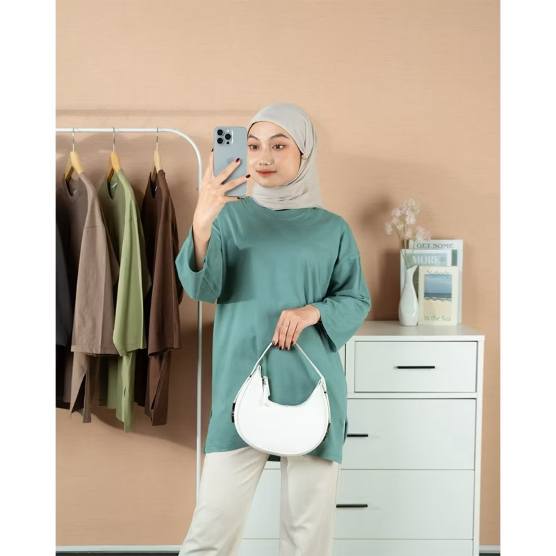 TERMURAH KAOS WANITA OVERSIZED KAOS WANITA CASUAL KAUS WANITA HIJAB KAOS WANITA KEKINIAN KAOS WANITA