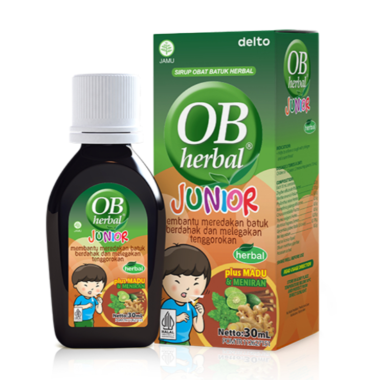 OB Herbal Junior - Obat Batuk Anak - Original