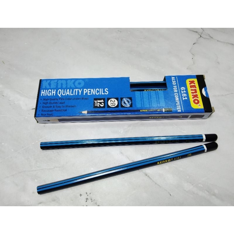 

PENSIL KENKO 2B 6161 ISI 12 PCS / PENSIL 2B / PENSIL UJIAN - KENKO
