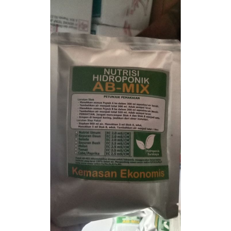 AB MIX NUTRISI HIDROPONIK