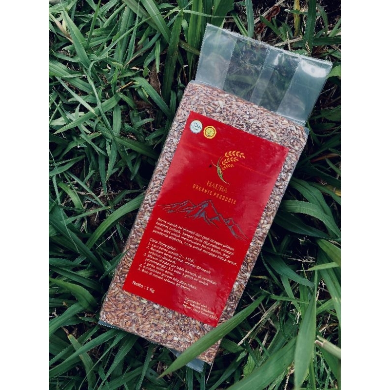 

Beras Merah Organik/Beras Vakum 1 kg/Beras Sehat/Diet
