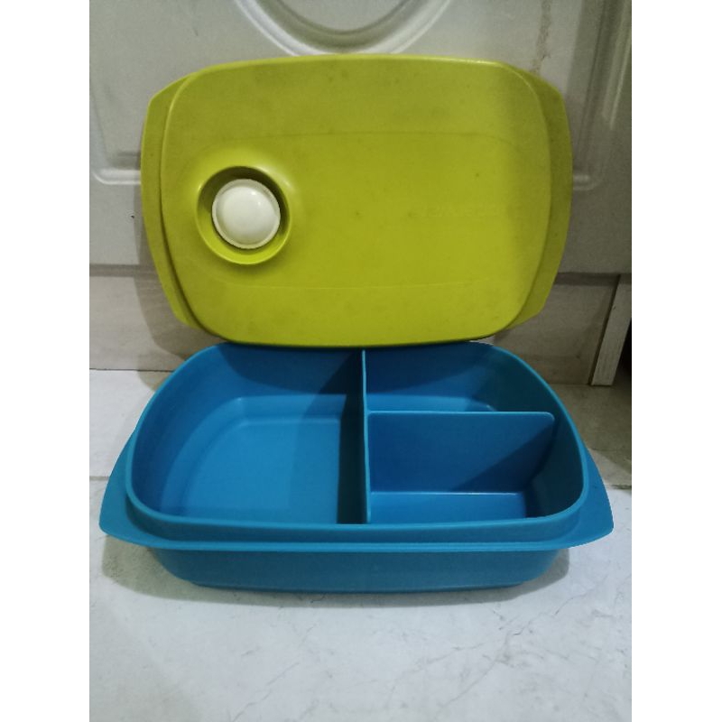 tupperware BYO lunch set 1ltr original preloved