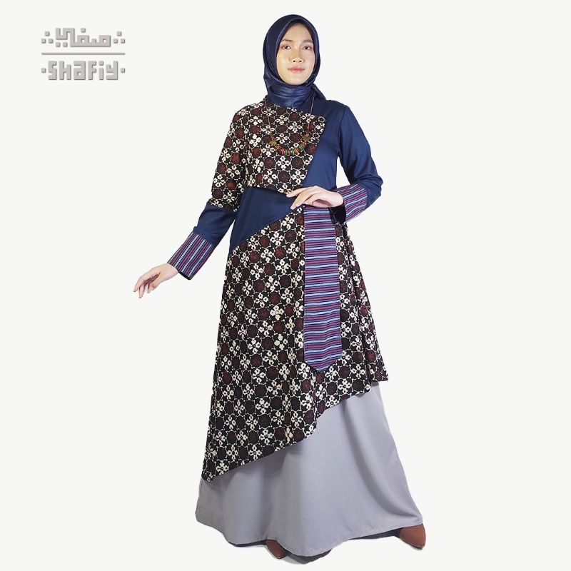 Gamis Shafiy Batik Iris