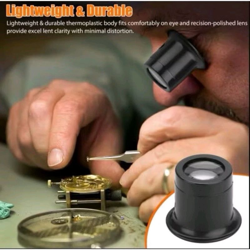 Alat servis jam tangan Kaca Pembesar Servis Jam Tangan Loop Kaca Pembesar Alat Servis Jam