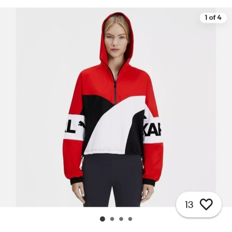 Karl Lagerfeld x Puma colorblock hoodie