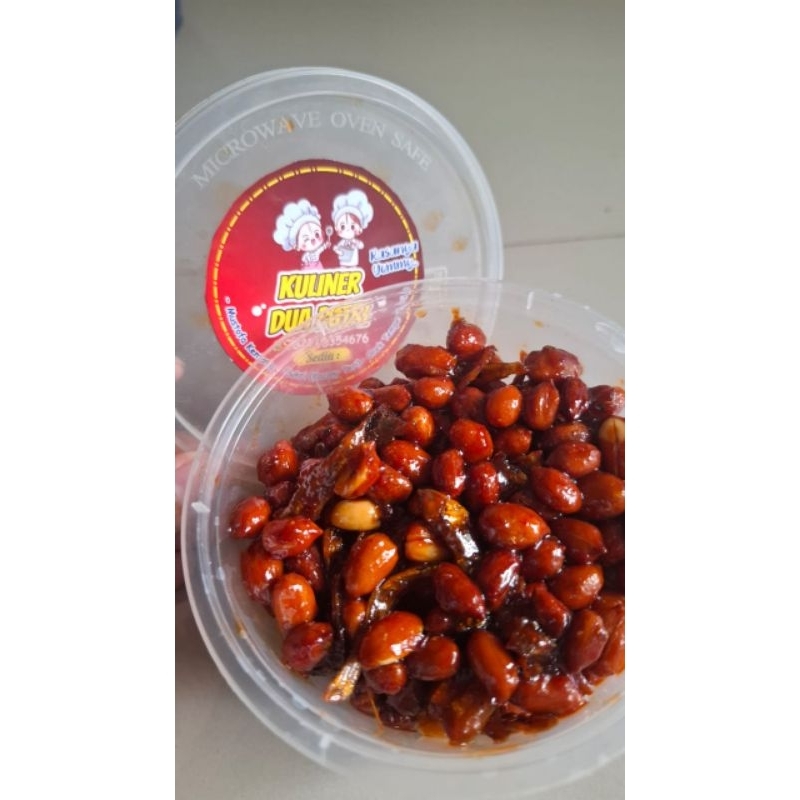 

Kuliner Dua Putri kacang teri balado homemade 150 gr
