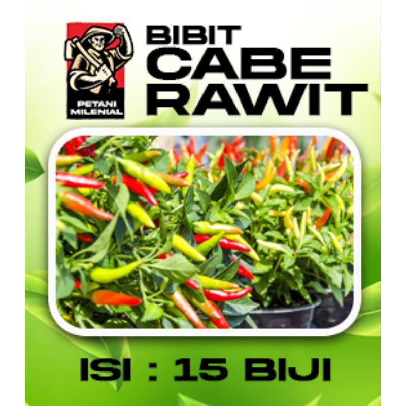 

Benih super cabe rawit isi 15 biji