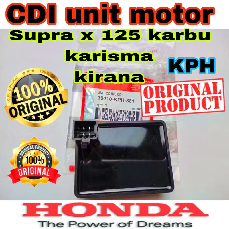 KPH CDI Original Honda Karisma Supra X 125 Karbu