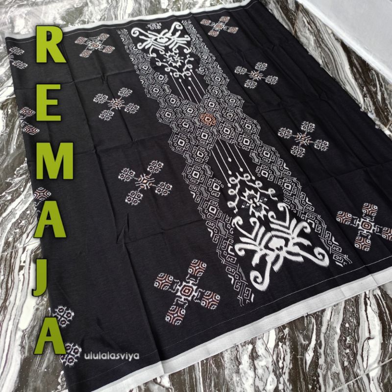 SARUNG ANAK HDS SAMARINDA 210 ORIGINAL ASLI DEWASA POLOS WARNA MOTIF TERBARU BATIK HITAM Butterfly H