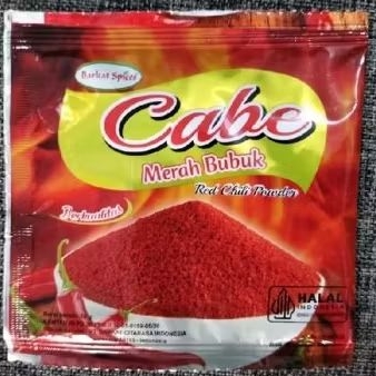 

CABE MERAH BUBUK 10gr BUMBU BARKAT PADANG ASLI KHAS MINANG