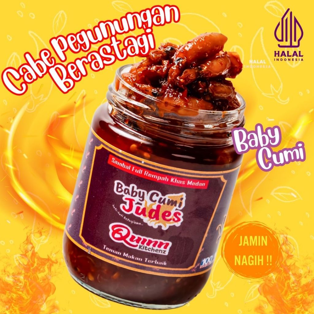 

QuinnSambal - Sambal Baby Cumi Judes by Quinn Kitchen Medan