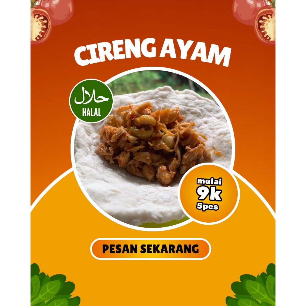 

Cireng Isi Ayam Ukuran Sedang