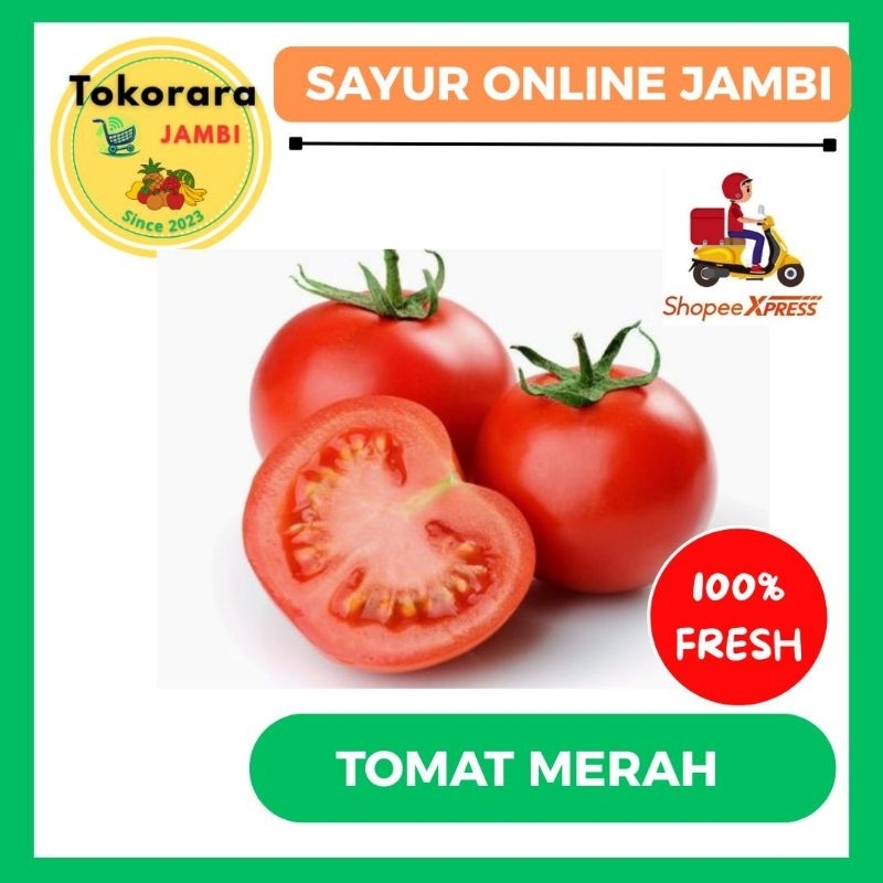 

Tomat Merah Segar/Tomat merah besar Segar-Tokorara.Jambi