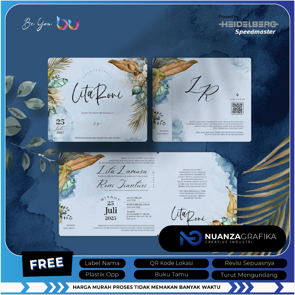 

UNDANGAN SIMPLE DAN ELEGAN PROSES CEPAT