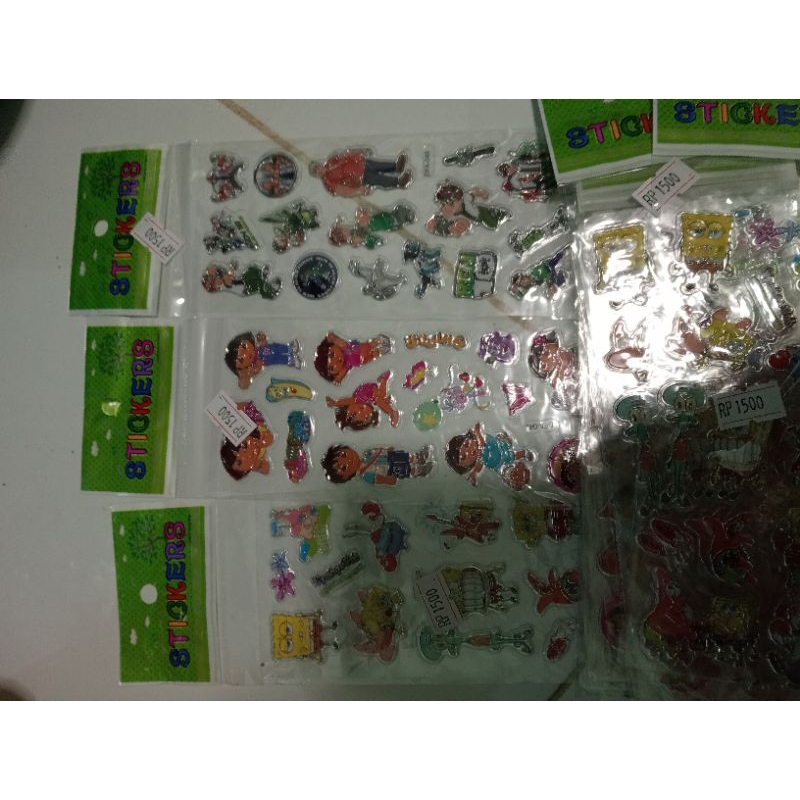 

Sticker Timbul Glossy