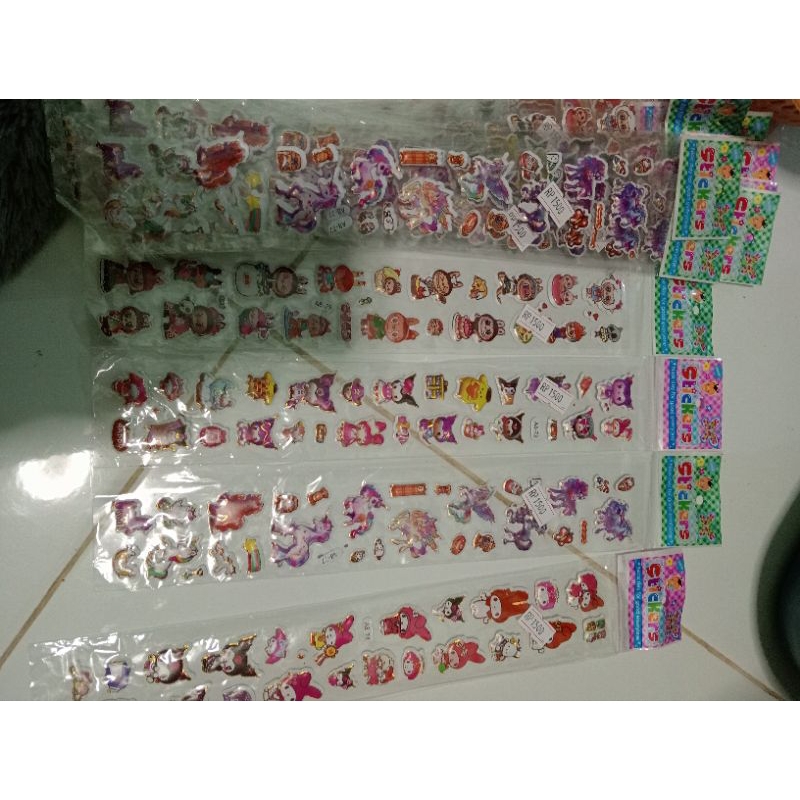 

Sticker timbul panjang