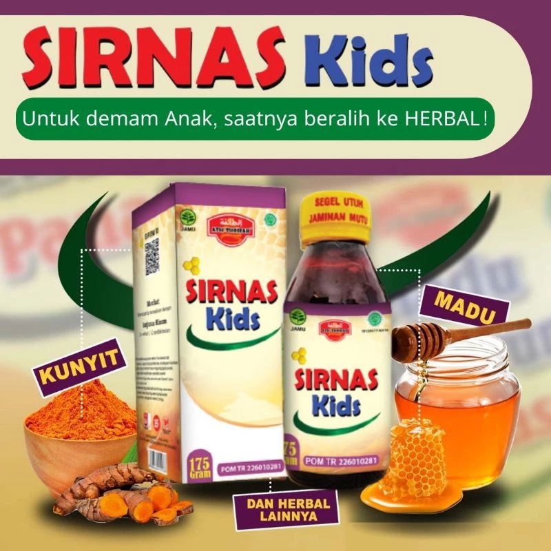 

Madu Sirnas Kids Ath Thoifah 175g Madu Penurun Panas Anak