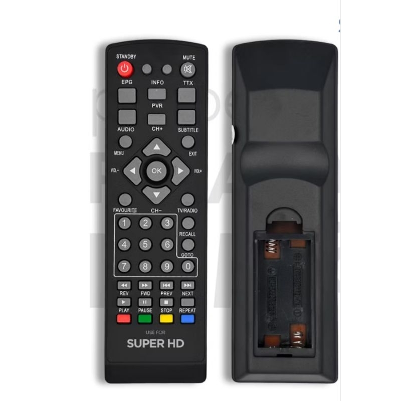 Remote STB Super HD 168 GOL / Remot Set Top Box SuperHD HD 168 Gardiner Optus