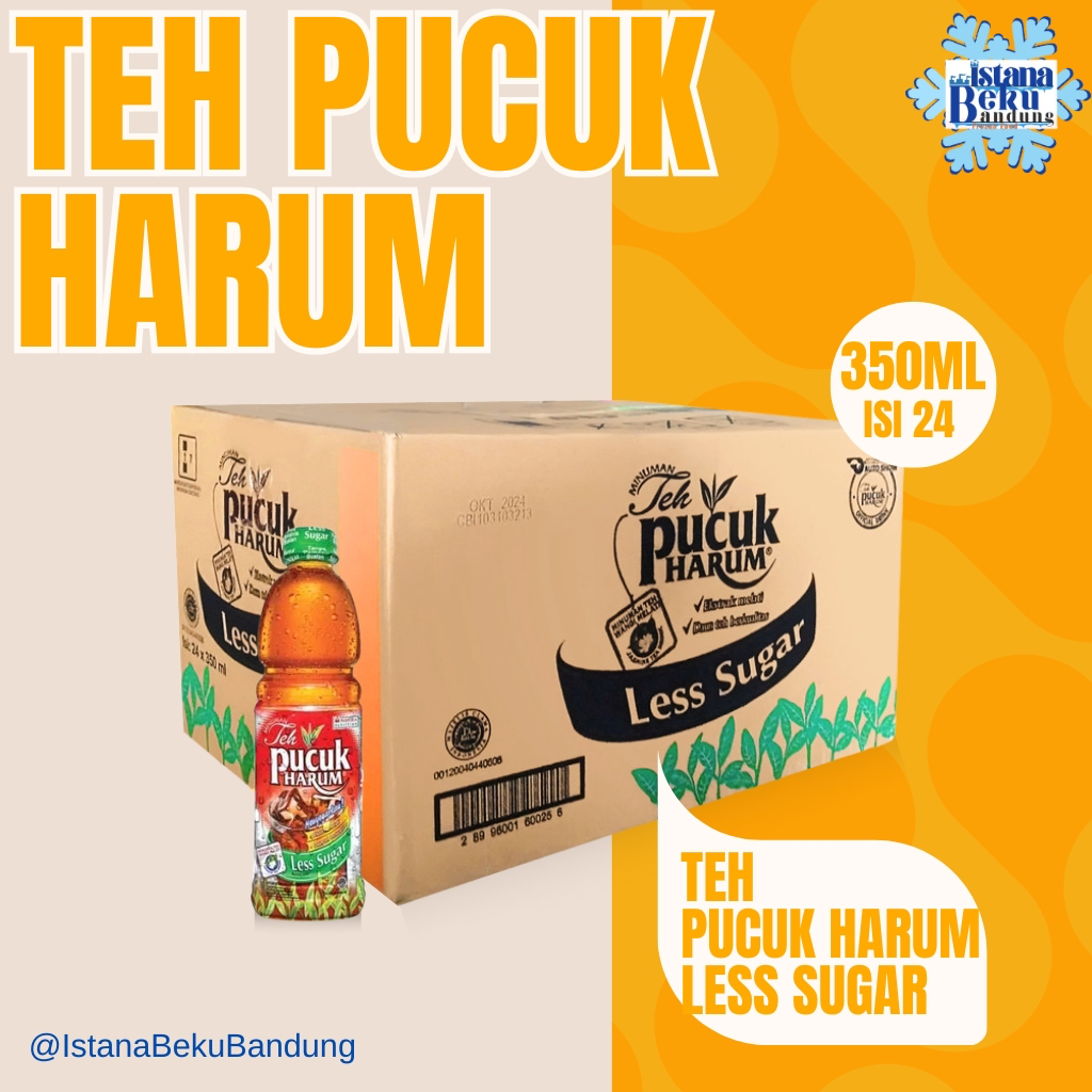 

Teh Pucuk Harum Melati Less Sugar 350ml karton (1 Dus = 24 Pcs)