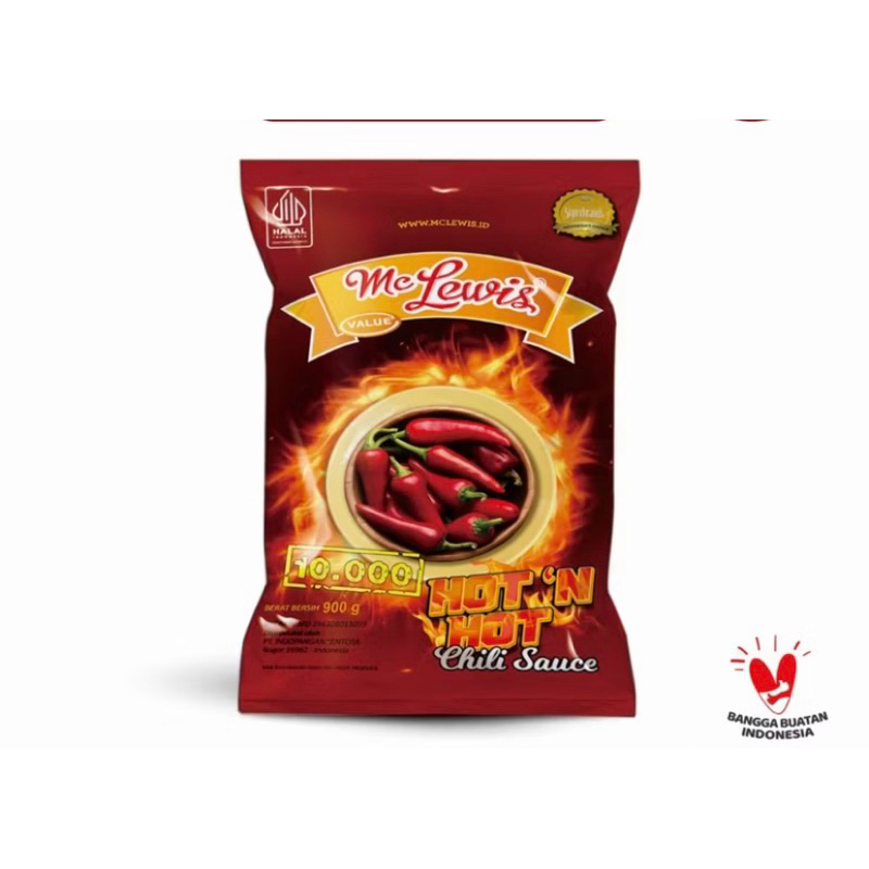 

Saus Mc Lewis Hot & Hot 1kg