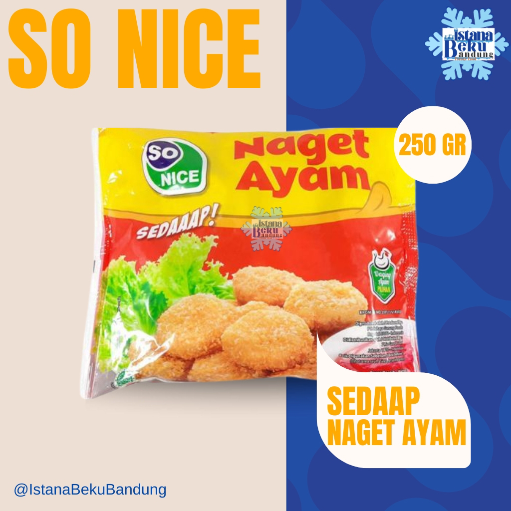 

So Nice Sedaap Nugget / Naget ayam 250gr