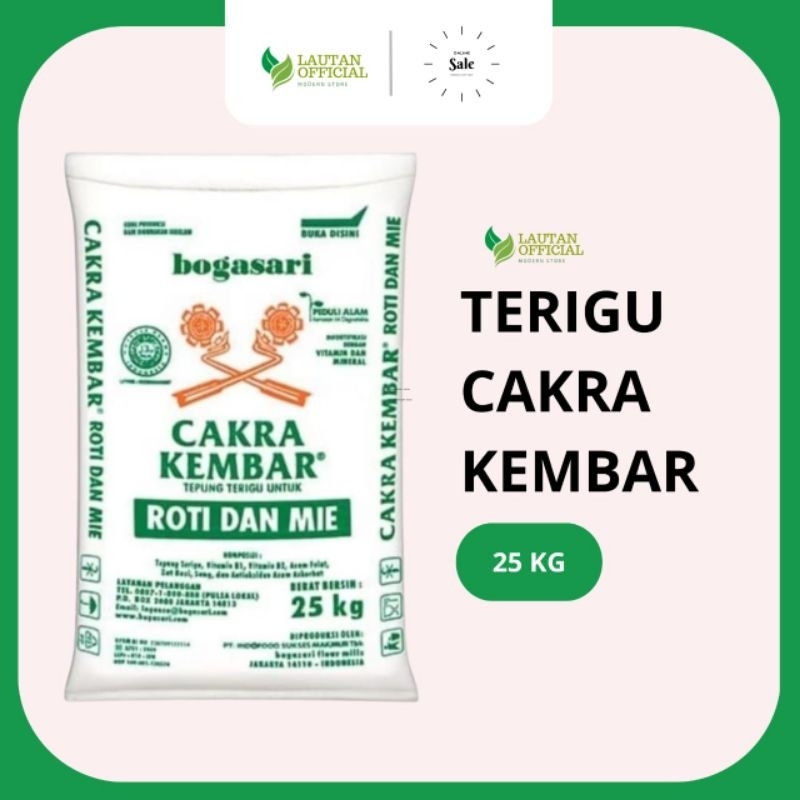 

TEPUNG TERIGU CAKRA KEMBAR 25 KG