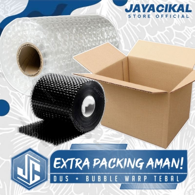 

[DISARANKAN] Extra Packing Aman 100% - Bubble Wrap & Kardus Berkualitas