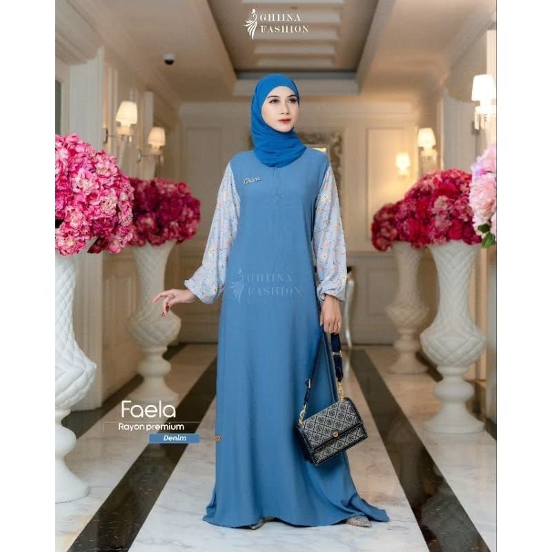 faela gamis Ghina fashion
