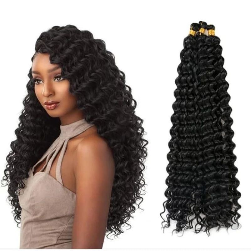 HAIR EXTENSION BRAIDING HAIR HAIR EXTENSION BULK HAIR EXTENSION WATER WAVE BULK RAMBUT SAMBUNG RAMBU