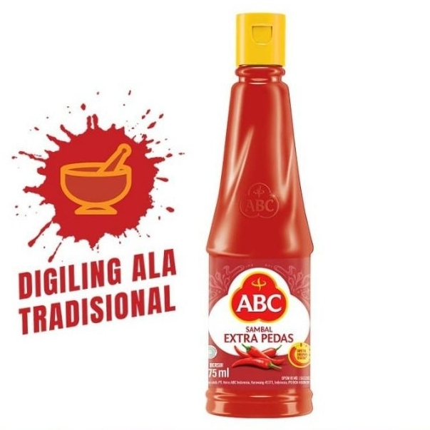 

ABC saus sambal extra pedas BOTOL 270 ml