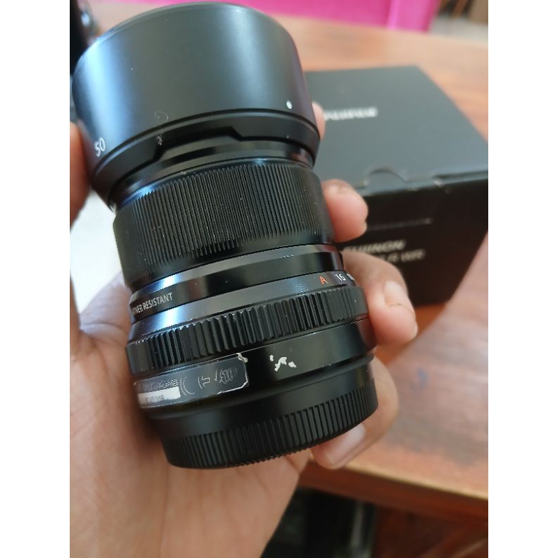 Lensa Fujifilm Fujinon XF 50mm F2 bekas second seken